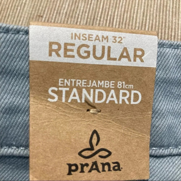 PRANA Sz 10 x 30 Light Grey  Jeans NWT - Picture 8 of 10